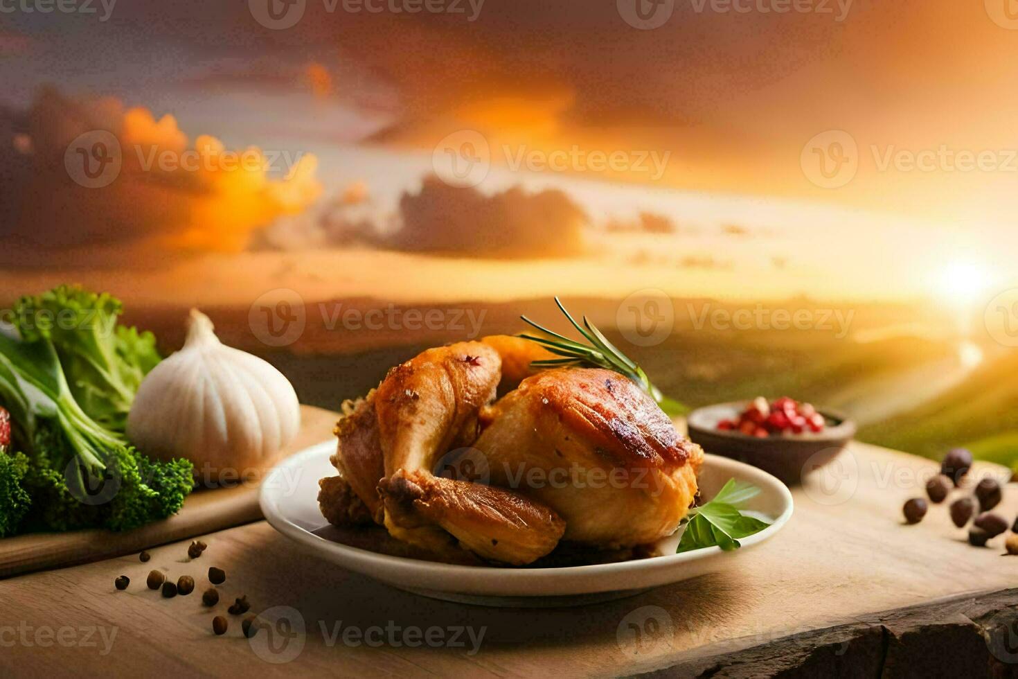 the best foods for your holiday dinner. AI-Generated photo