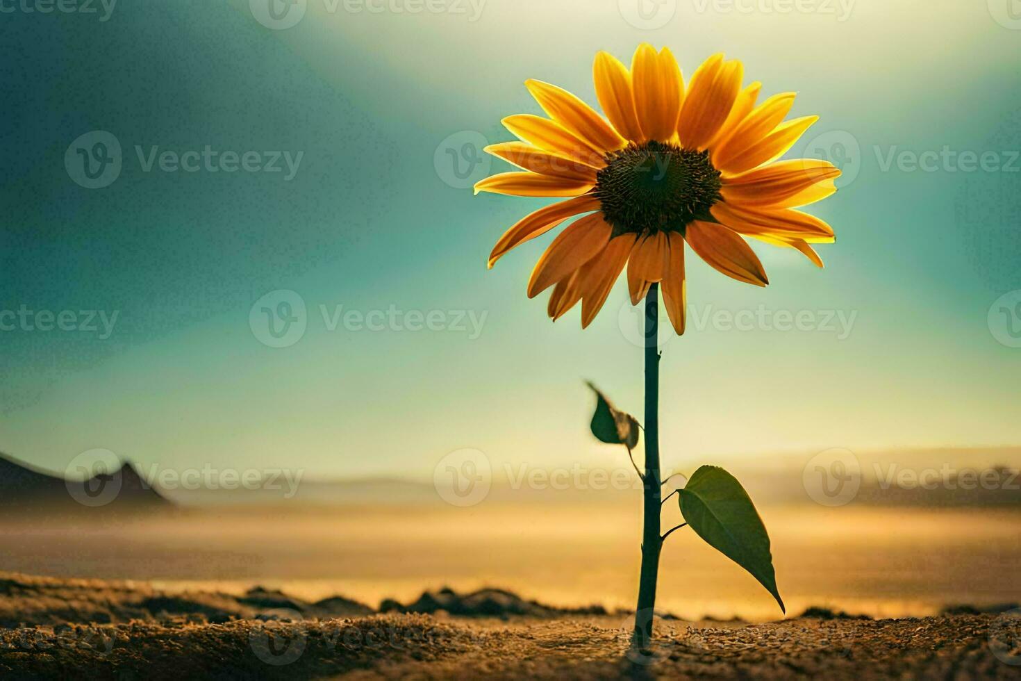 the sunflower is a symbol of hope and renewal. AIGenerated 30876432