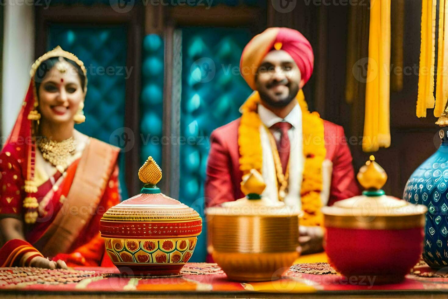 indian wedding photography in delhi. AI-Generated photo