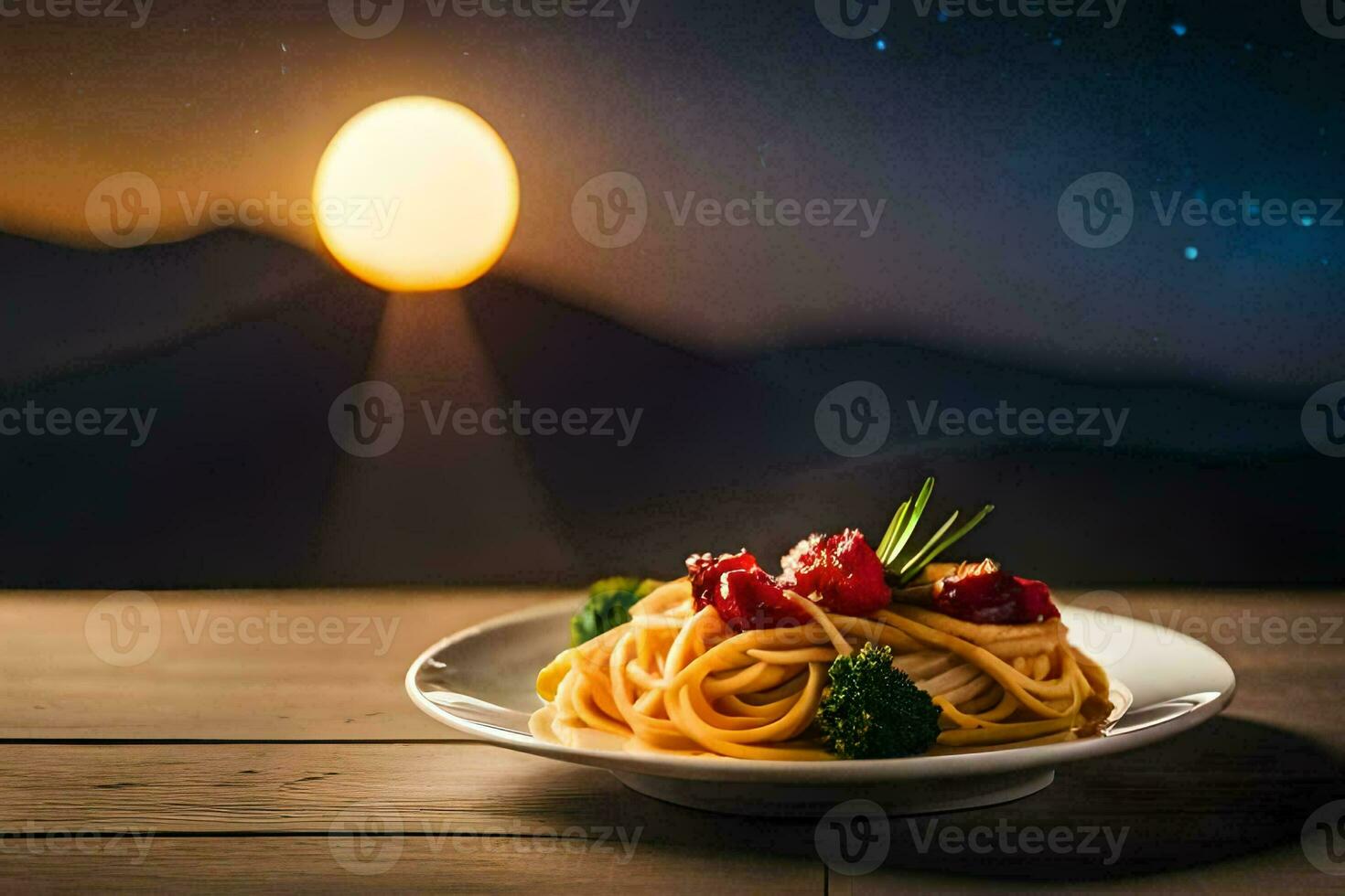 the food of the stars. AI-Generated photo