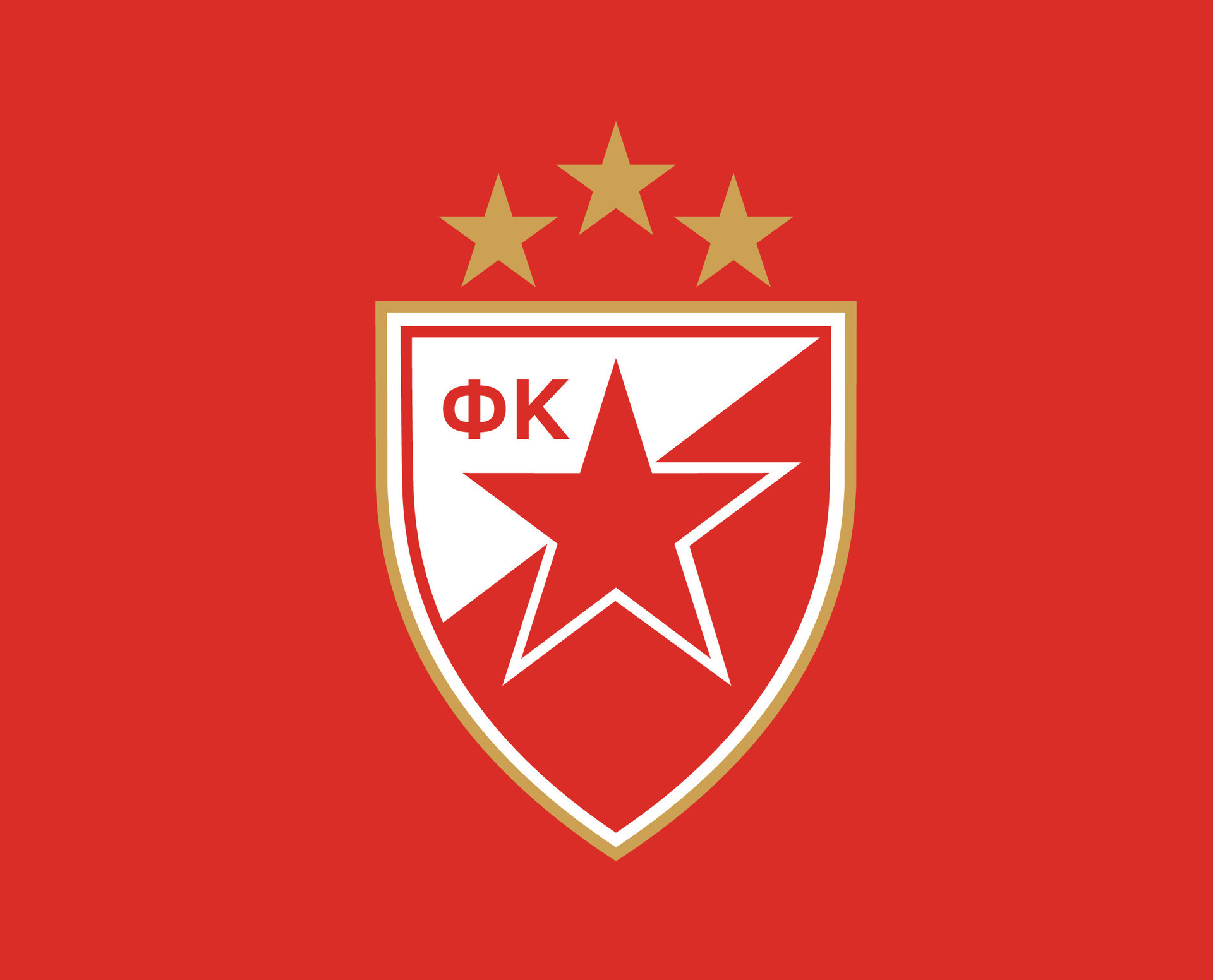Crvena Zvezda Club Logo Symbol Serbia League Football Abstract Design  Vector Illustration With Black Background 30881228 Vector Art at Vecteezy