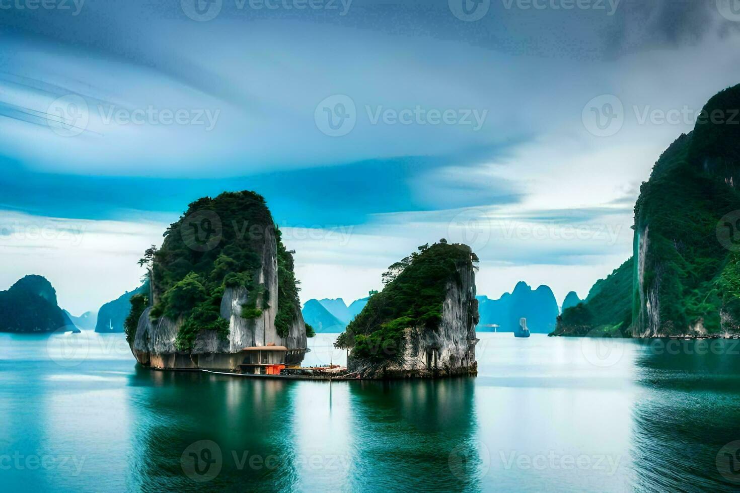 the most beautiful places in the world. AI-Generated photo