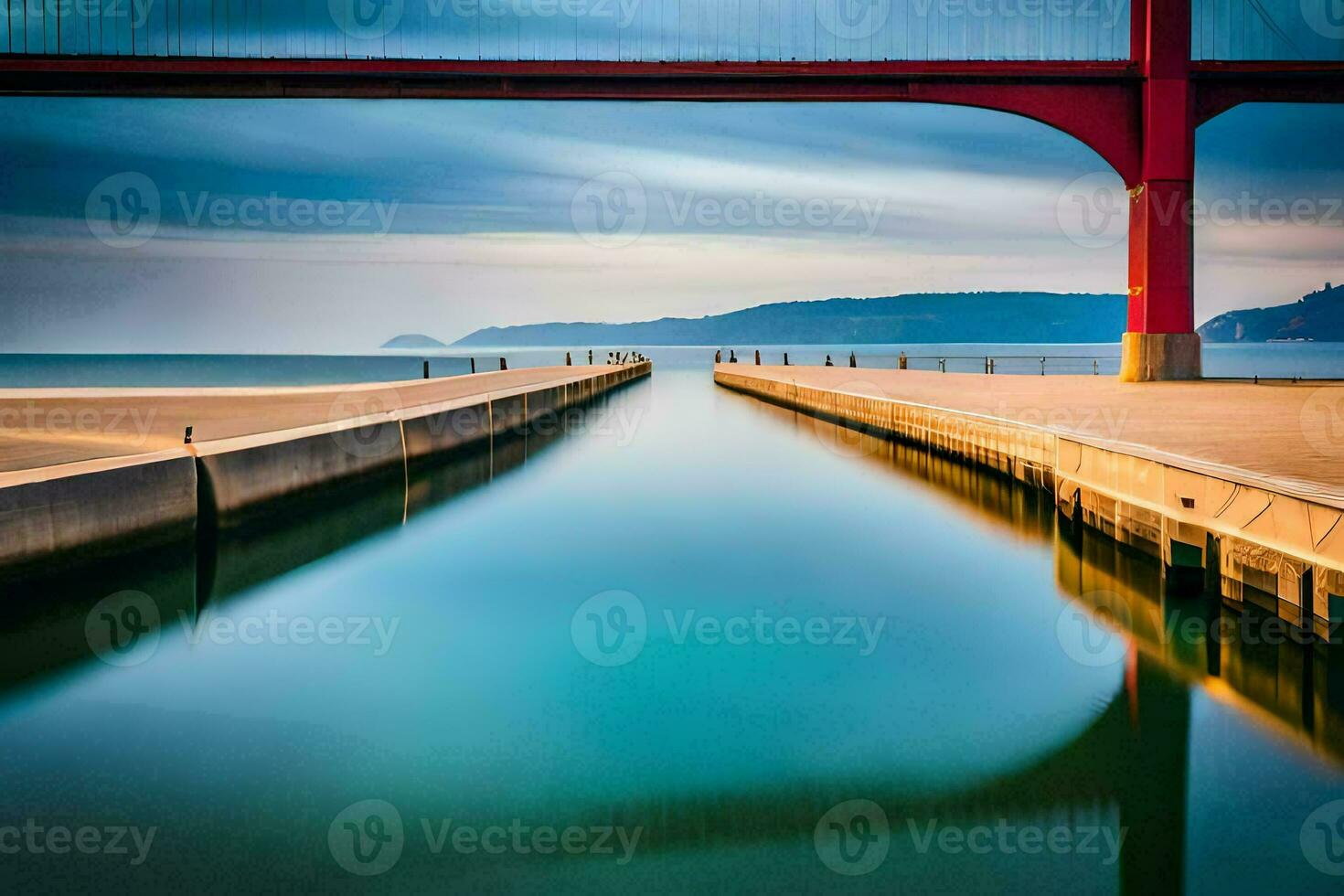 the golden gate bridge in san francisco. AI-Generated photo