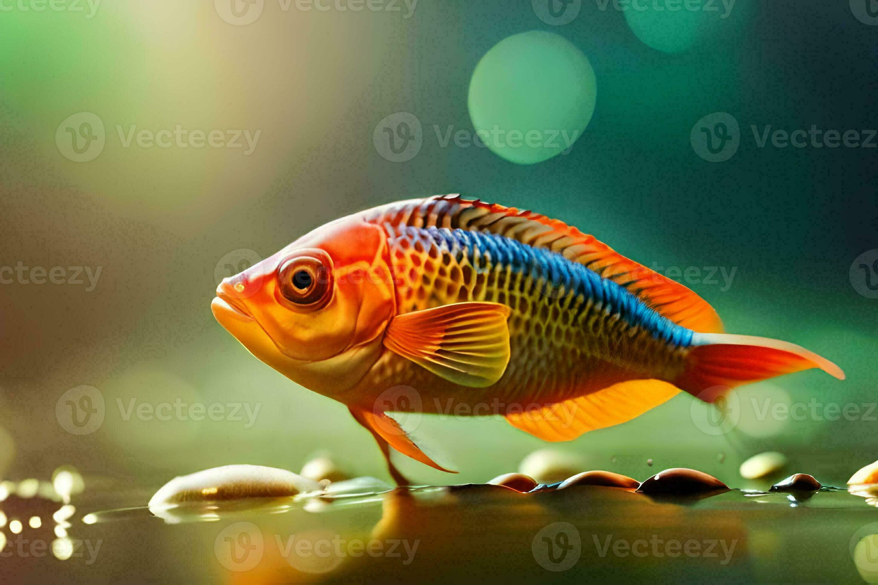 fish wallpaper hd wallpaper. AI-Generated 30883951 Stock Photo at Vecteezy