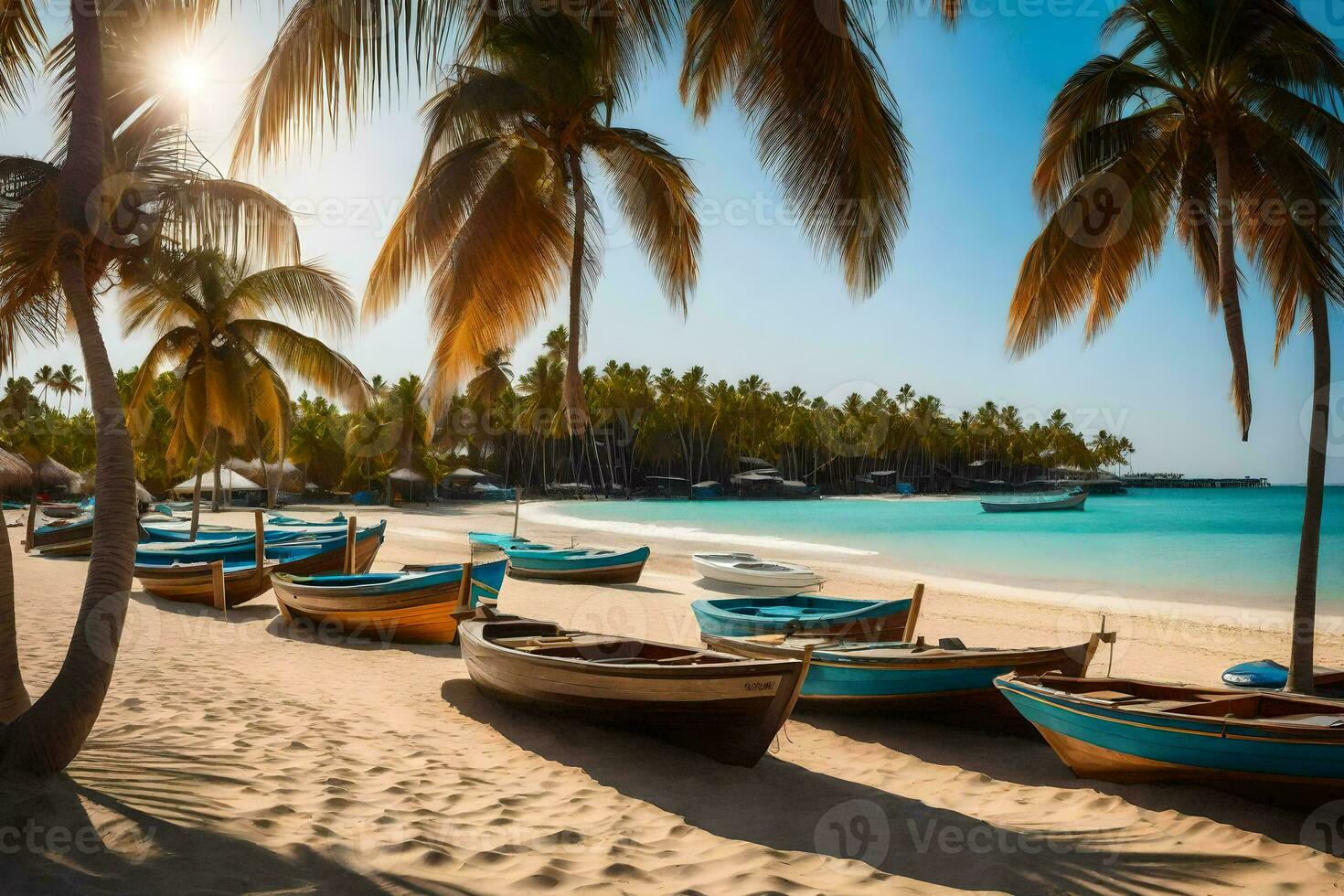 the best beaches in the world. AI-Generated photo