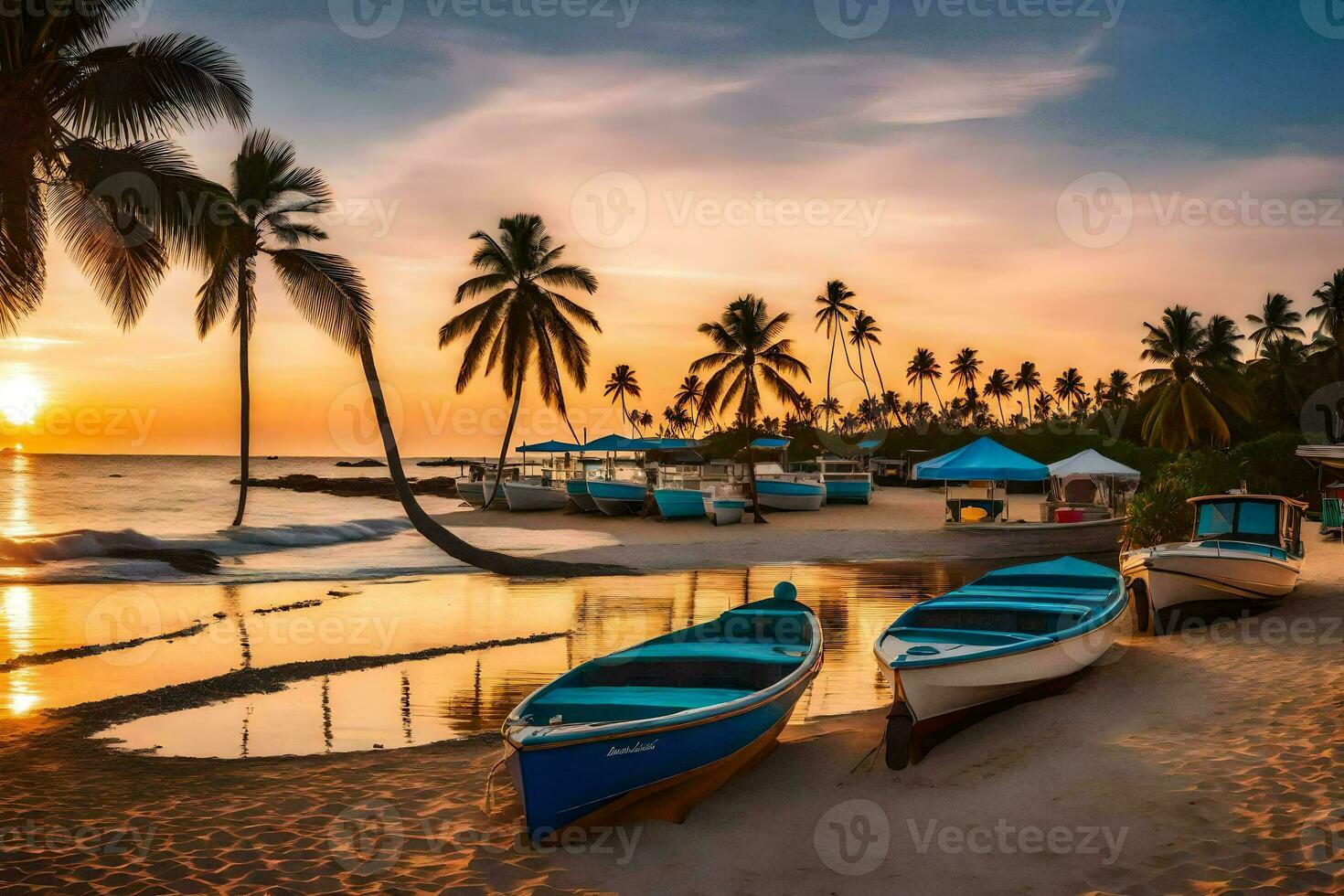 el mejor playas en el mundo. generado por ai foto