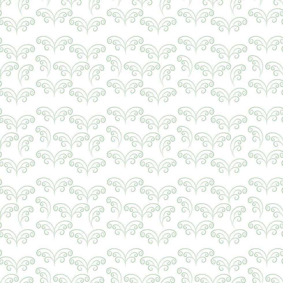 Thin graceful sprigs of grass and plants on a white background. Vector. Seamless pattern. vector