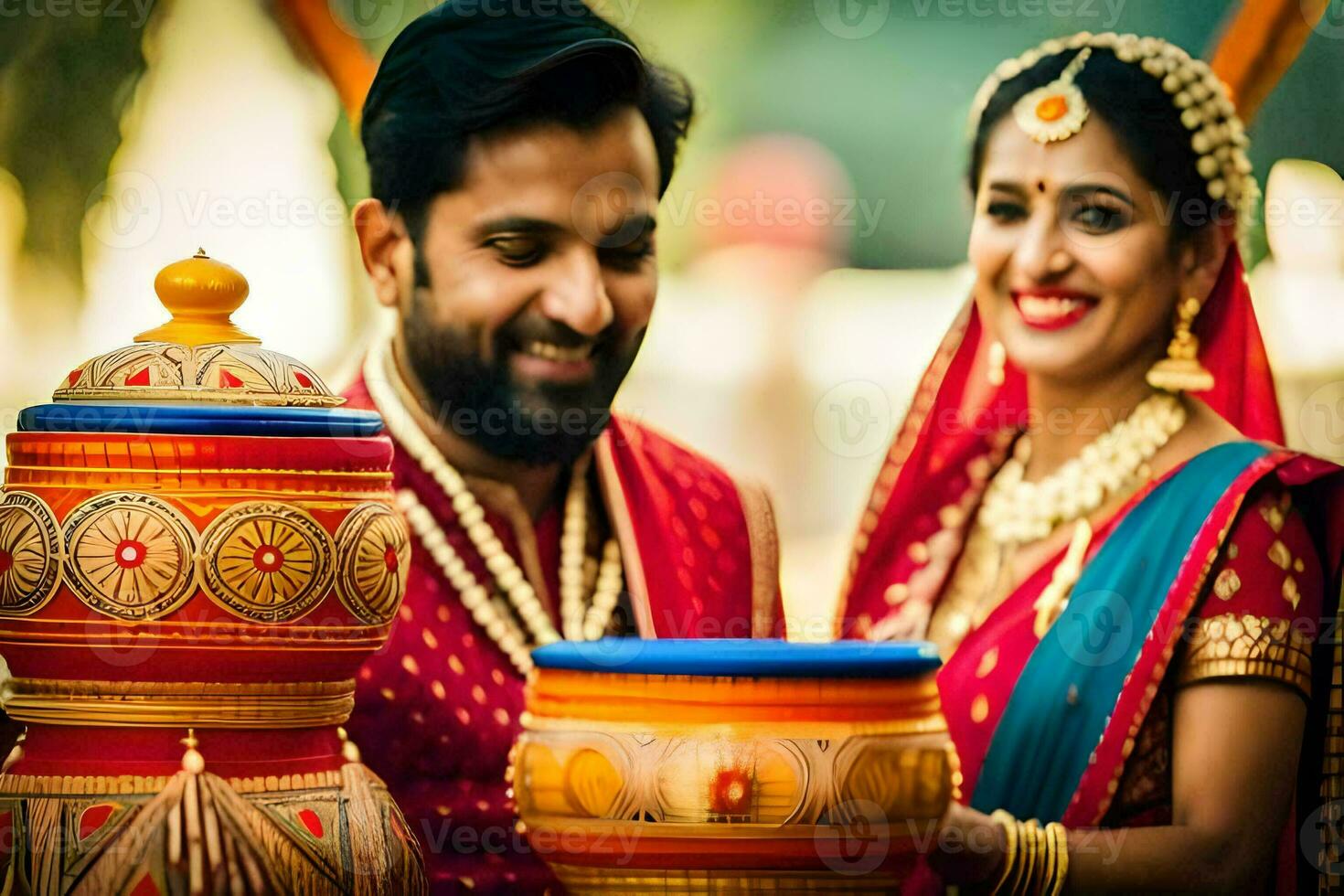 indian wedding photography in bangalore. AI-Generated photo