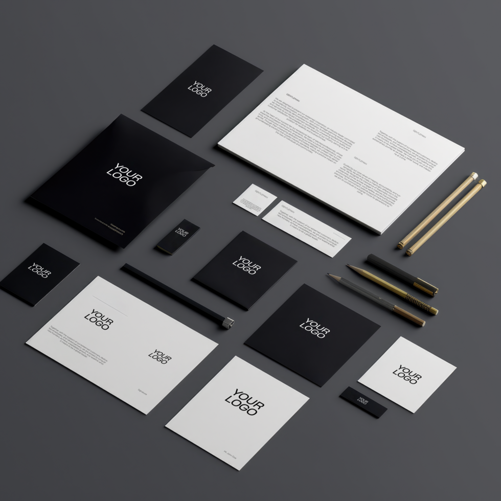 Identity Logo Show Mockup PSD Template