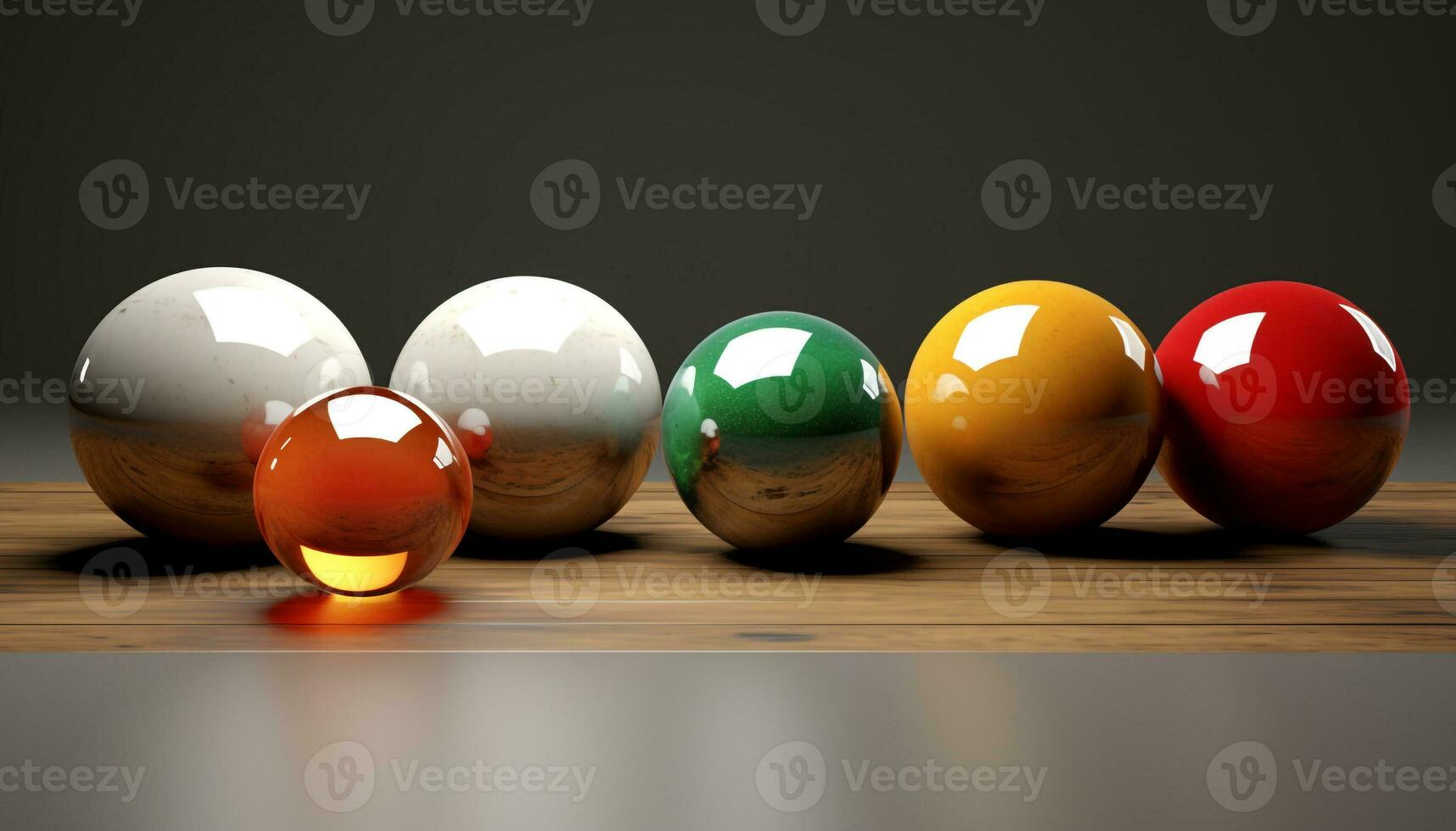 3D small set ball photo