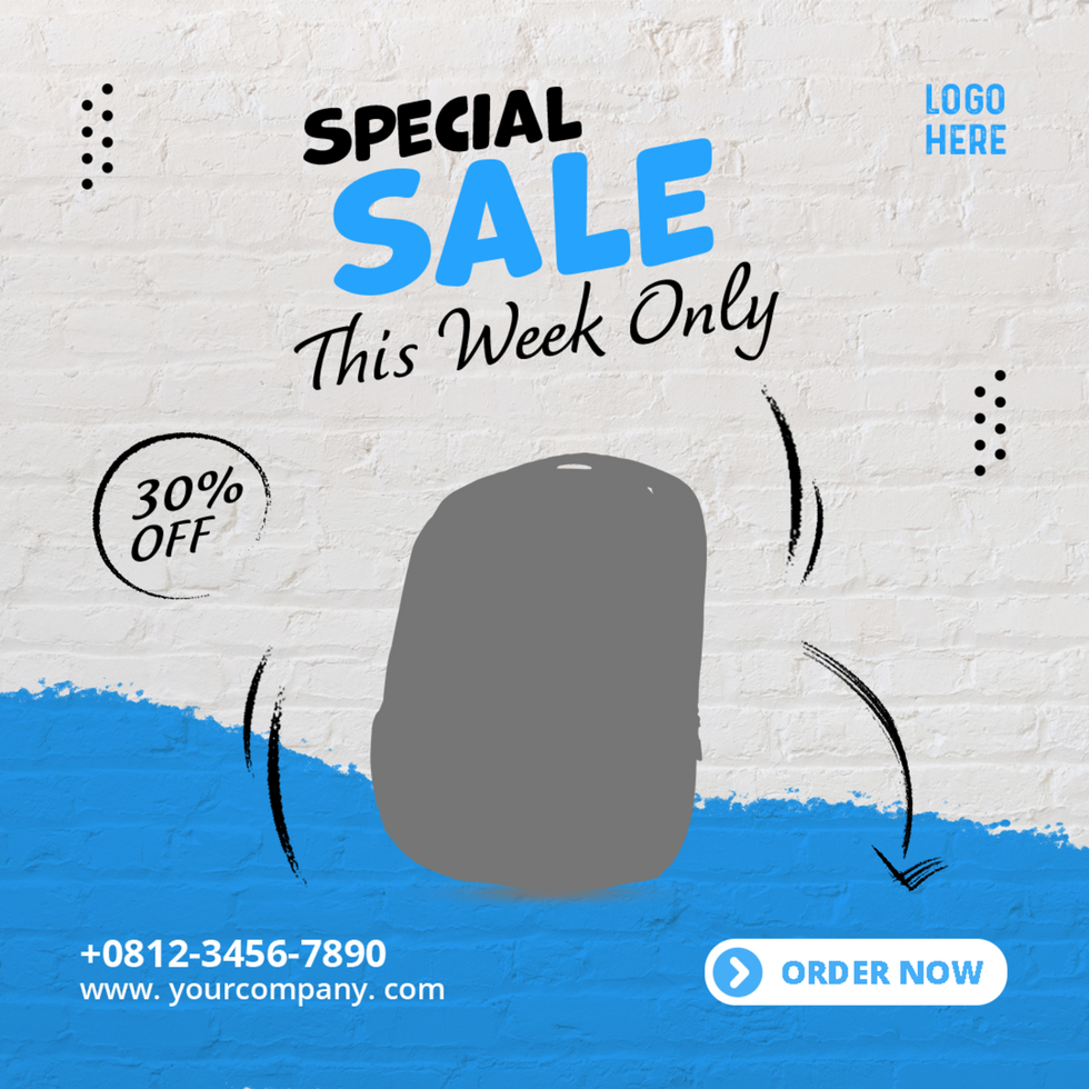 fashion sale social media template psd