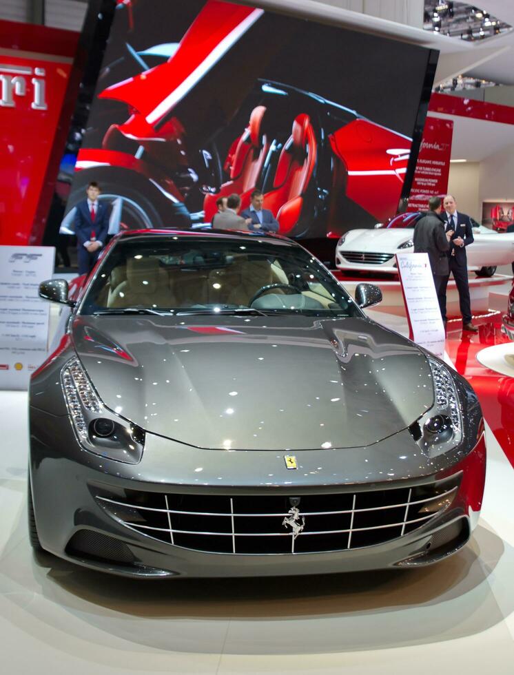 Ferrari FF car at 2014 Geneva motorshow photo