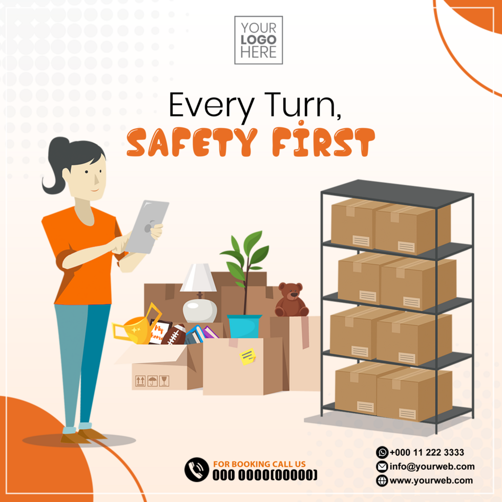 Mover PSD Template Design