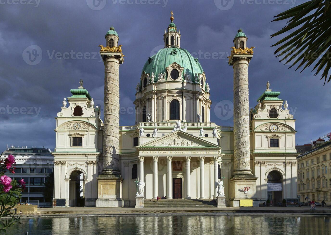 S t. de charles iglesia, iglesia de karl, en Viena, Austria foto