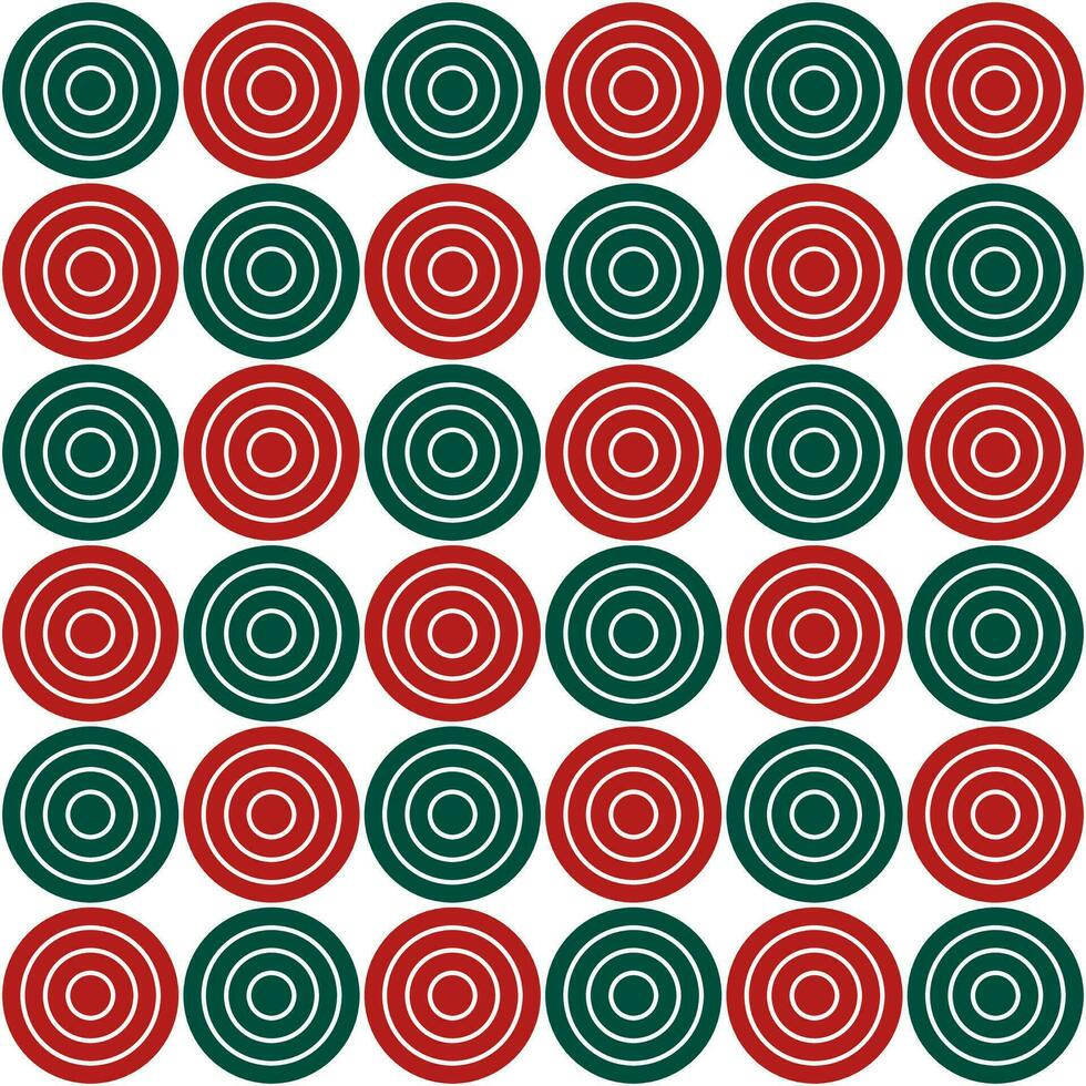 Christmas circle pattern. Circle vector seamless pattern. Decorative element, wrapping paper, wall tiles, floor tiles, bathroom tiles.