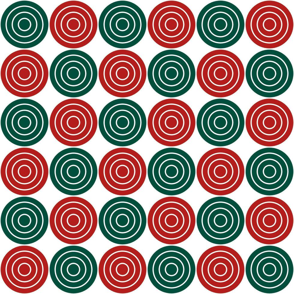 Christmas circle pattern. Circle vector seamless pattern. Decorative element, wrapping paper, wall tiles, floor tiles, bathroom tiles.