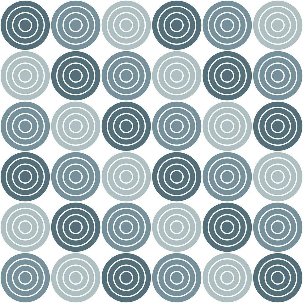 gris circulo modelo. circulo vector sin costura modelo. decorativo elemento, envase papel, pared losas, piso losas, baño losas.