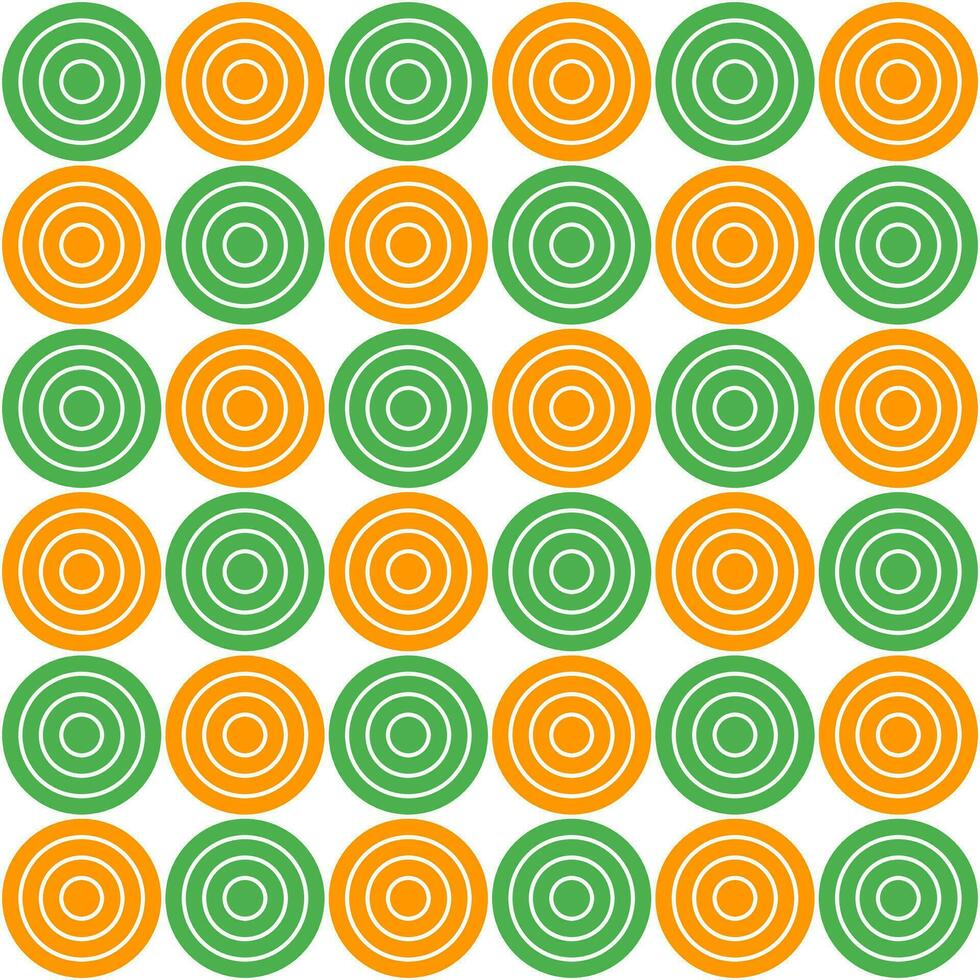 St. Patrick's day circle pattern. Circle vector seamless pattern. Decorative element, wrapping paper, wall tiles, floor tiles, bathroom tiles.