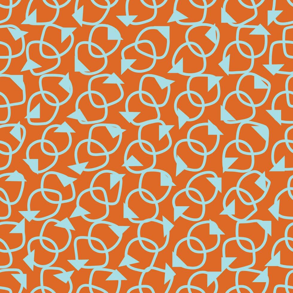 Cute Background of Hand drawn seamless pattern Print Art Abstract design vector