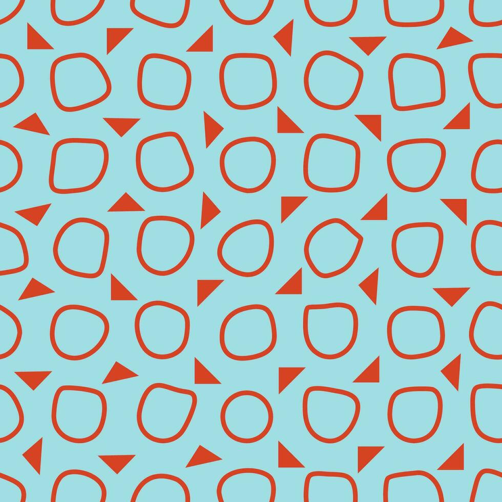 Cute Background of Hand drawn seamless pattern Print Art Abstract design vector