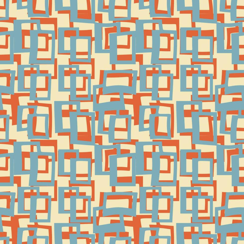 Cute Background of Hand drawn seamless pattern Print Art Abstract design vector