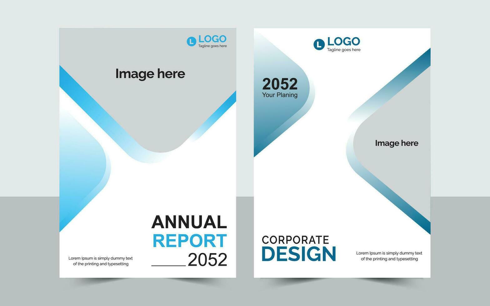 Corporate Cover Design Template. Can Be Adapt. Brochure, Flyer, Annual Report, Booklet. vector
