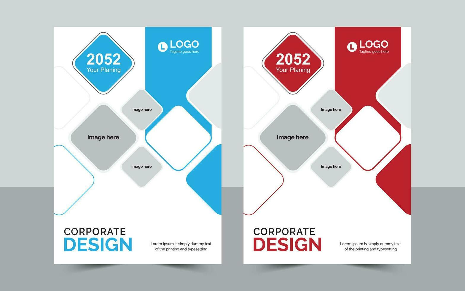Corporate Cover Design Template. Can Be Adapt. Brochure, Flyer, Annual Report, Book, Fully Editable. vector