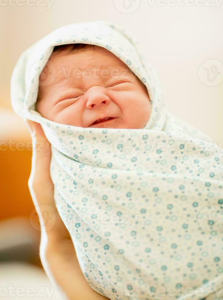 retrato de recién nacido bebé foto