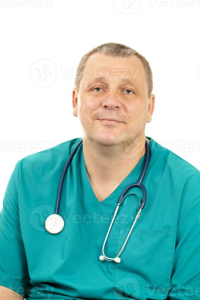 sonriente medio Envejecido médico foto