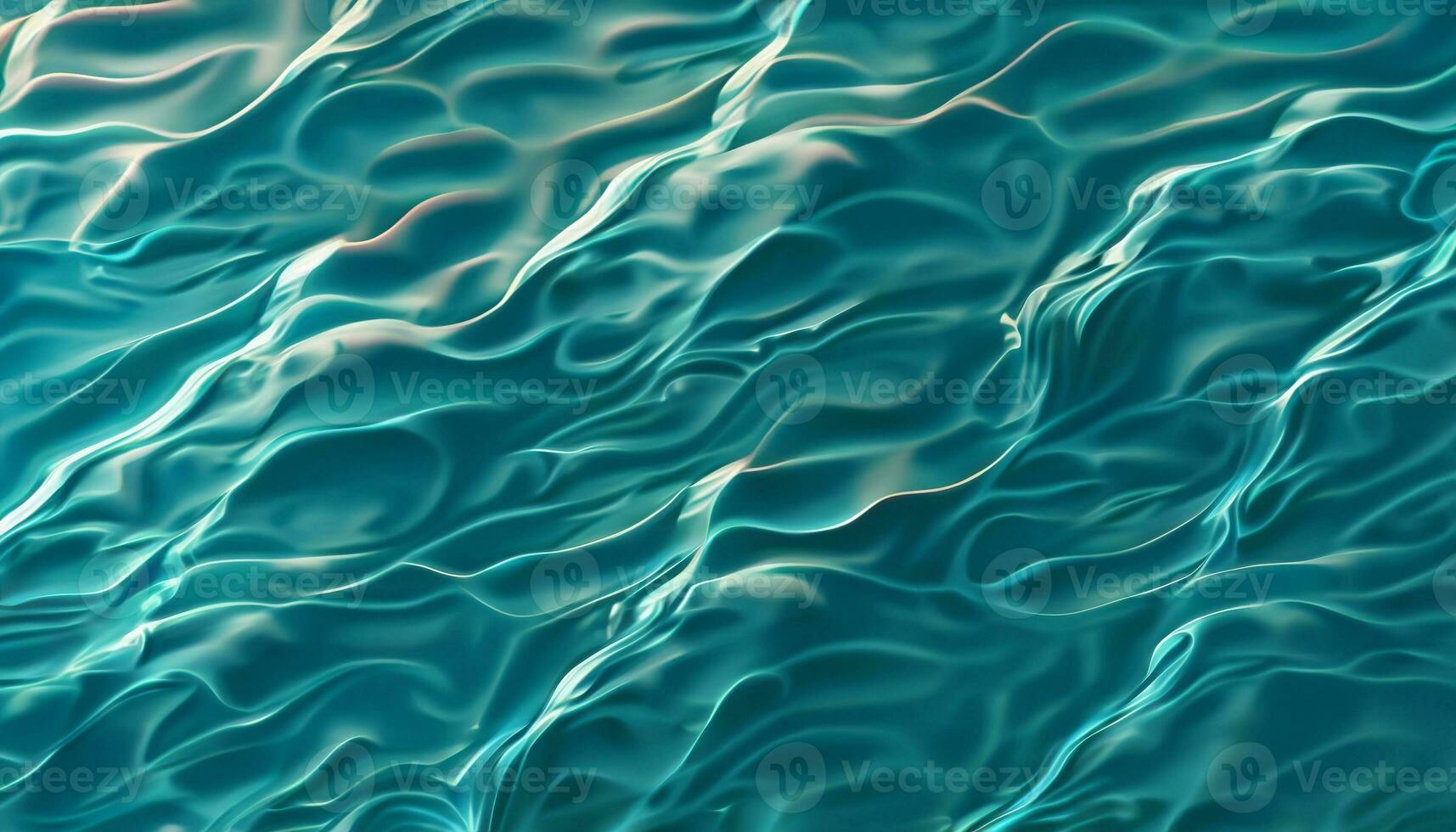 Abstract blue water waves background with liquid fluid texture Generative ai photo