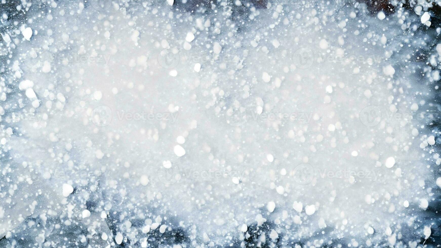 Snow background AI Generated photo