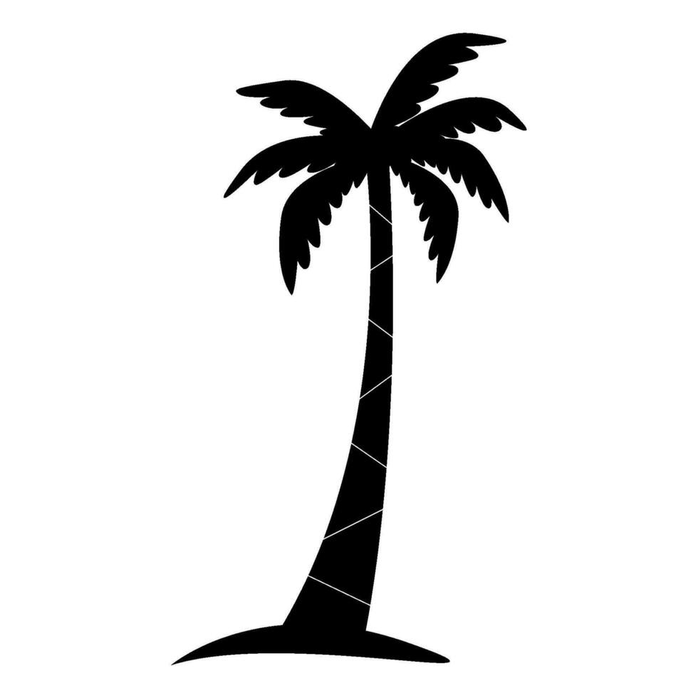 coconut tree vector  logo illustration