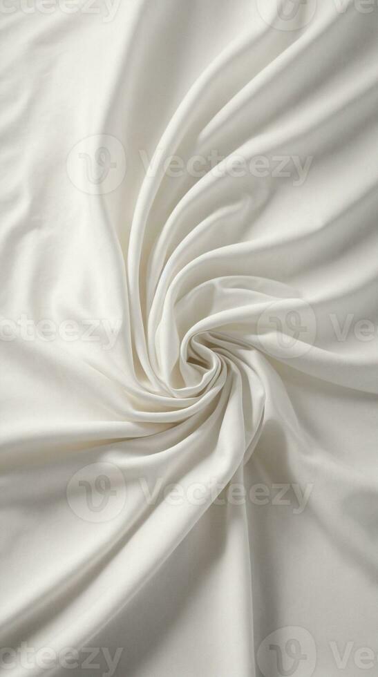 smooth elegant white fabric or satin texture as abstract background luxurious background design 01 photo