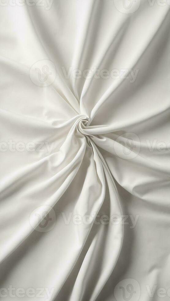 smooth elegant white fabric or satin texture as abstract background luxurious background design 02 photo