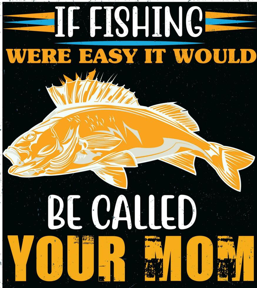 fish hunting t shirt design vector