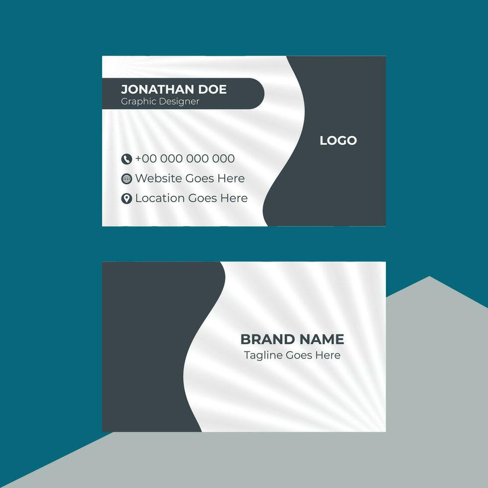 Vector Modern Creative and Clean Business Card Template