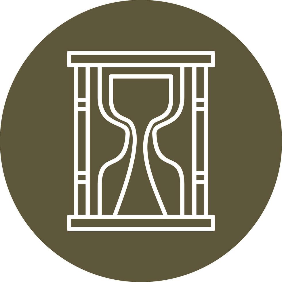 icono de vector de reloj de arena