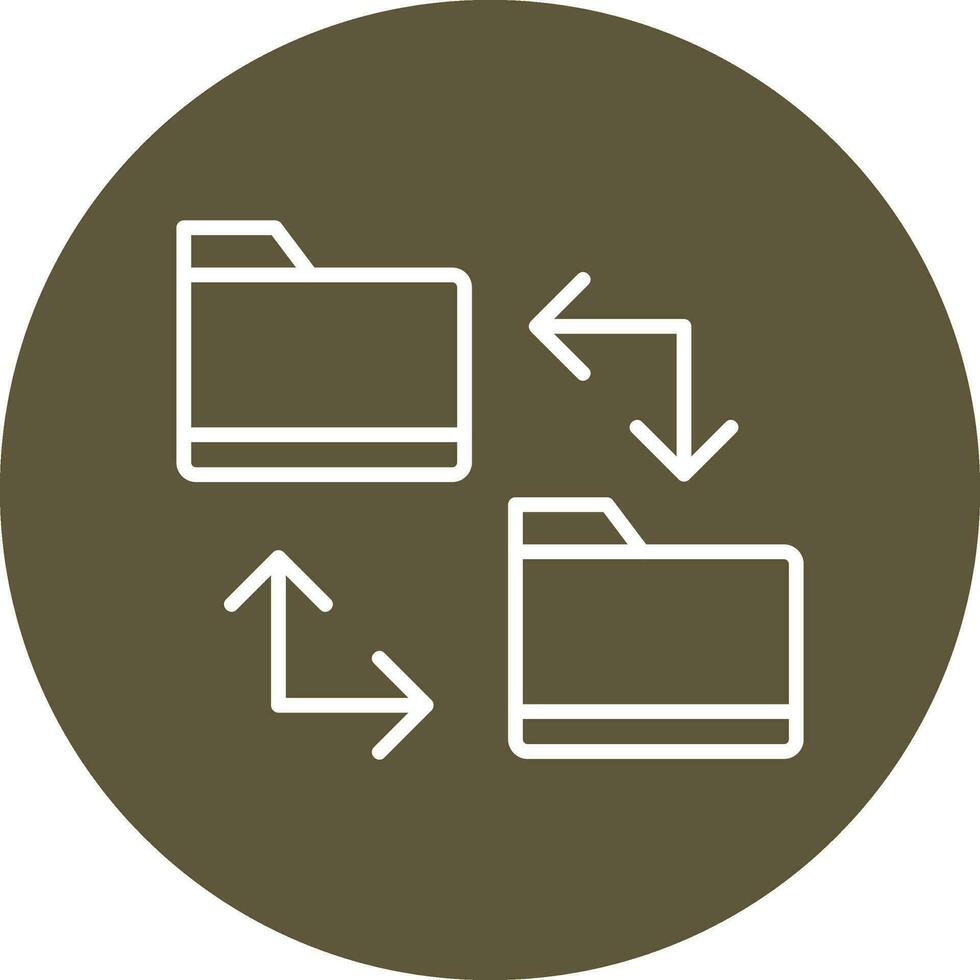 File Sharing Vector Icon