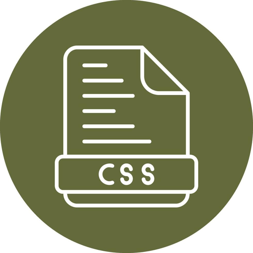 CSS File Vector Icon 30906465 Vector Art at Vecteezy