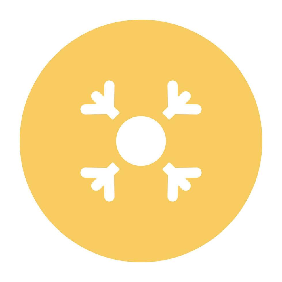 Pack of Snowflakes Flat Icon vector
