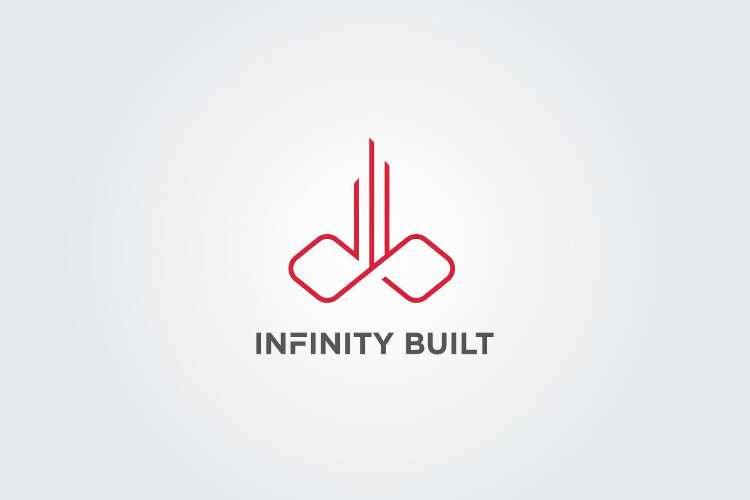 Infinity builder logo and vector