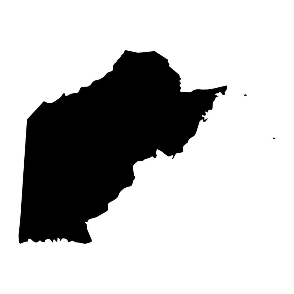 Toledo District map, administrative division of Belize. vector