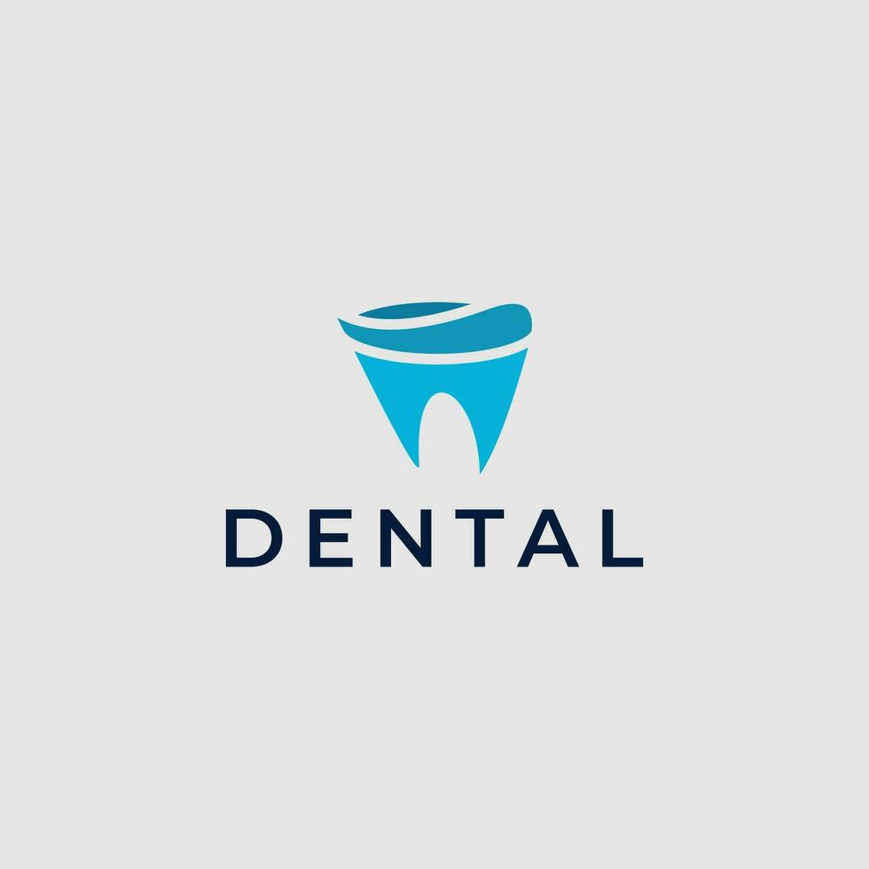 Abstract teeth logo design template vector