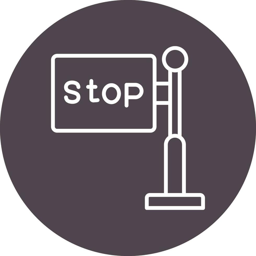 Stop Vector Icon