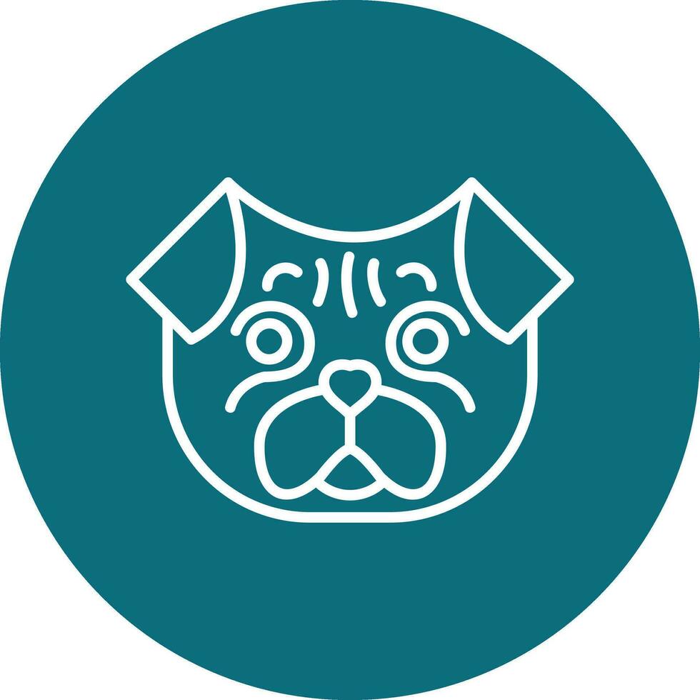 Pug Vector Icon