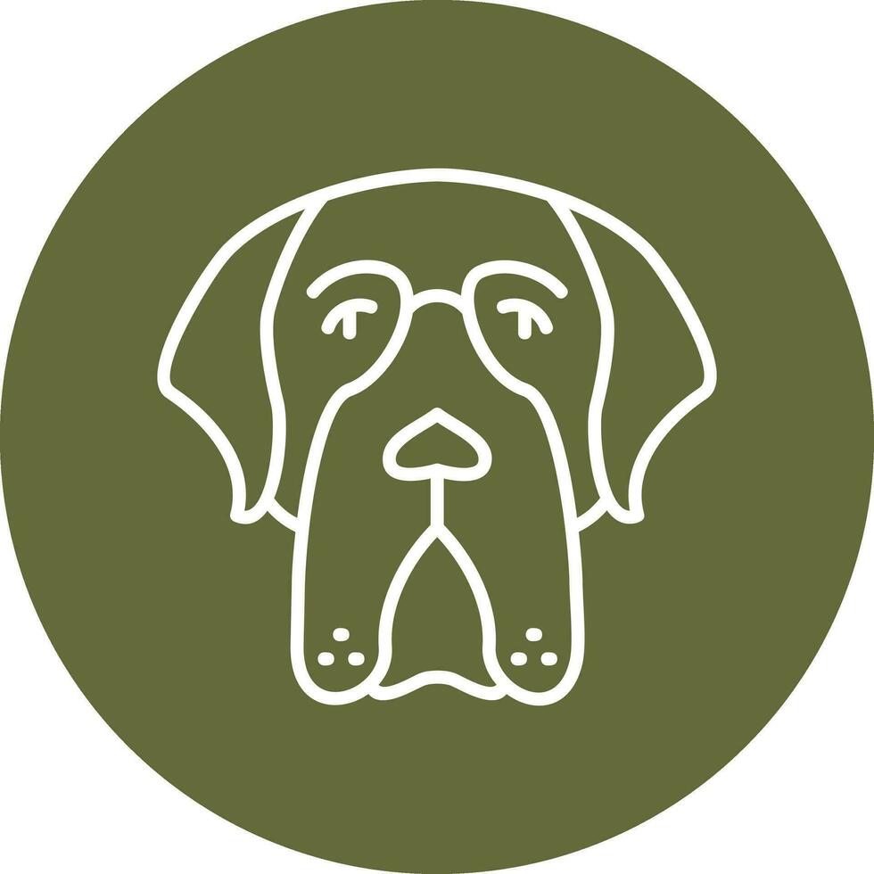 Saint Bernard Vector Icon