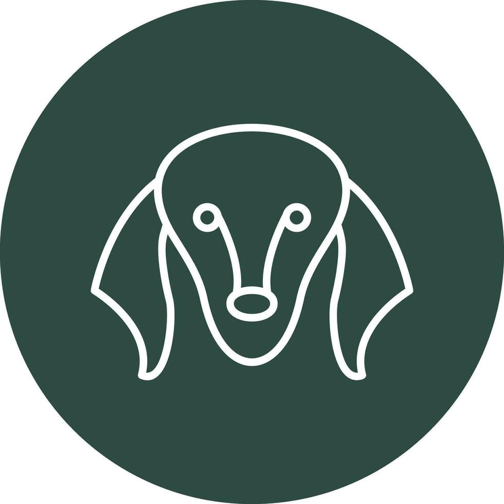 saluki vector icono