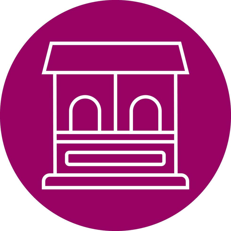 Ticket Office Vector Icon