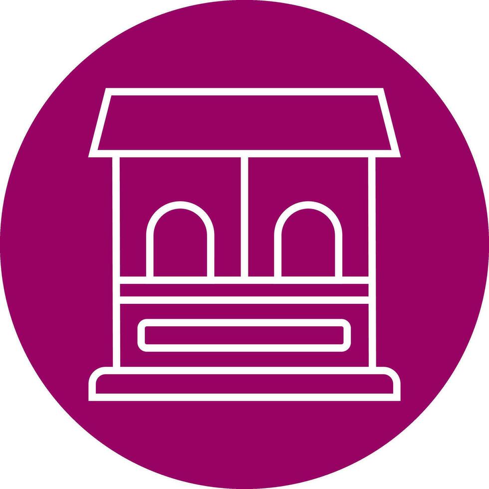 Ticket Office Vector Icon