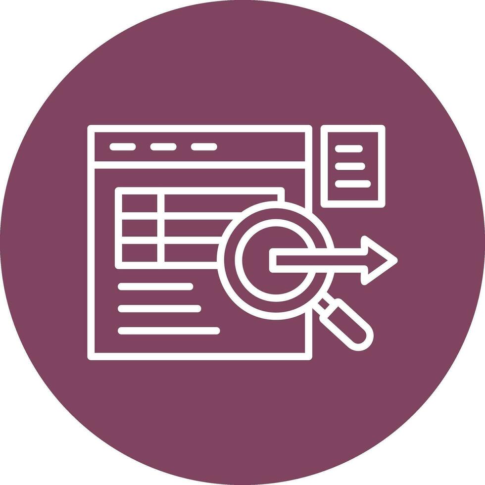 Data Query Vector Icon